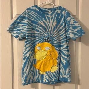 Blue Tie-Dye Psyduck Pokemon TShirt